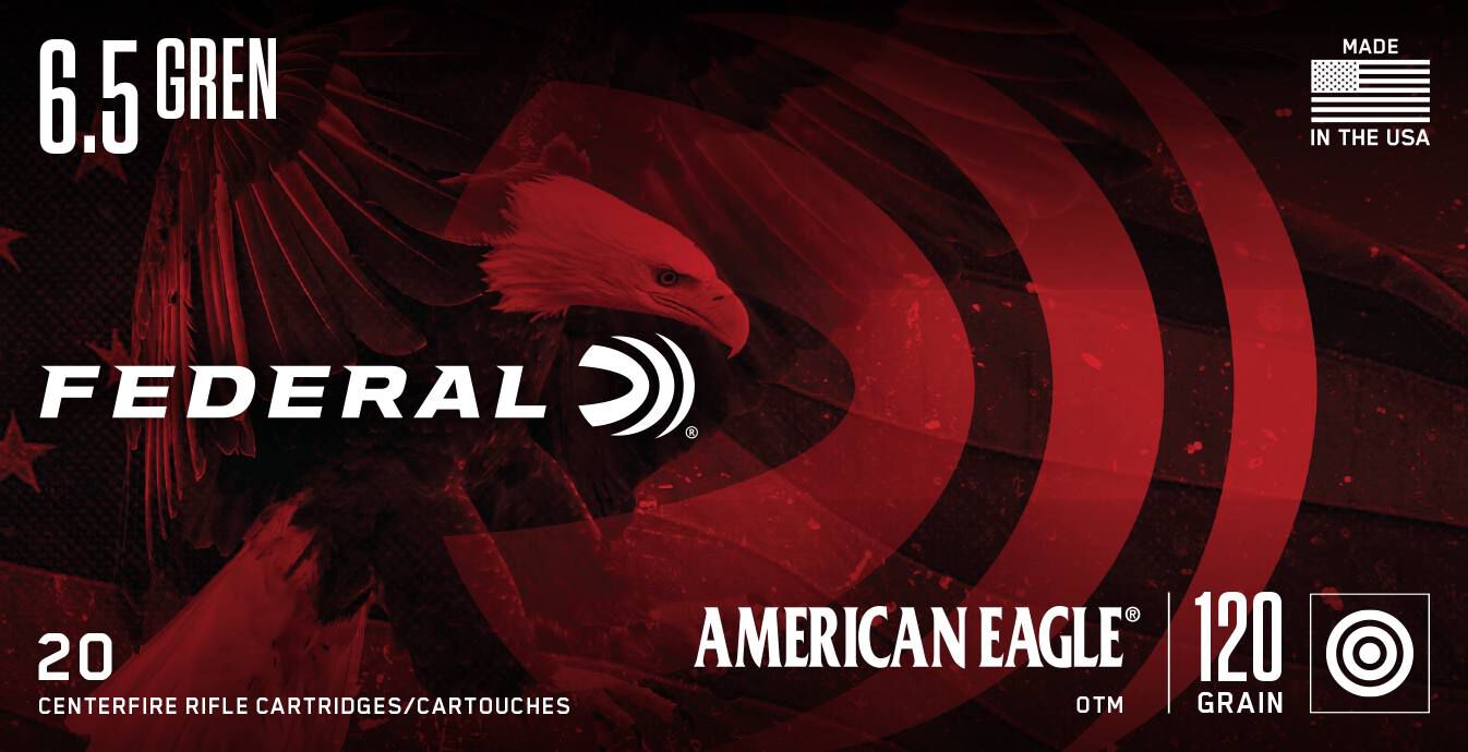 Federal 65 Grendel 120gr OTM – Reliable 6.5 Grendel Range Ammo, 2610 fps, 20 Rounds
