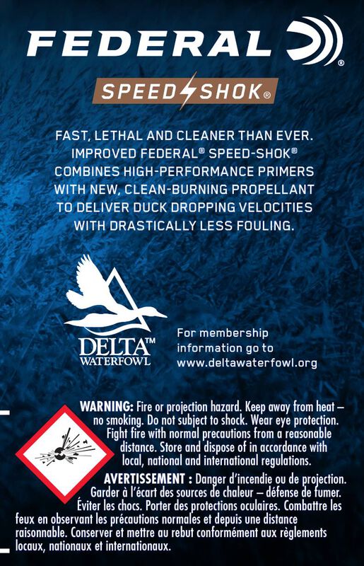 Speed-Shok, 12 Gauge, 2 Shot, 3 in, 1 1/8 oz, 1550 fps