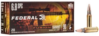 Fusion MSR, 6.8 Rem SPC, 90 Grain, Fusion Soft Point, 2850 fps