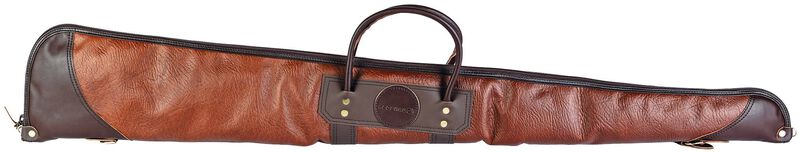 Federal/Duluth Pack Bison Leather Shotgun Case, Brown, 55 inch x 8 inch x 3 inch
