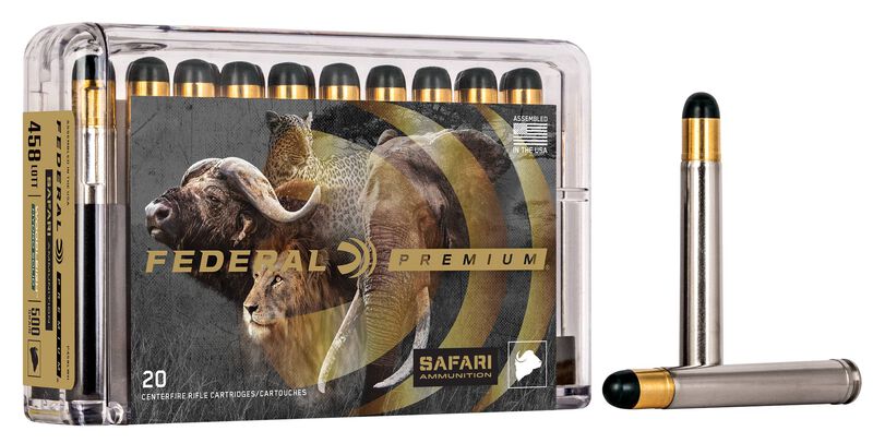 Safari Woodleigh Hydro Solid, 458 Lott, 500 Grain, Woodleigh Hydro Solid, 2250 fps