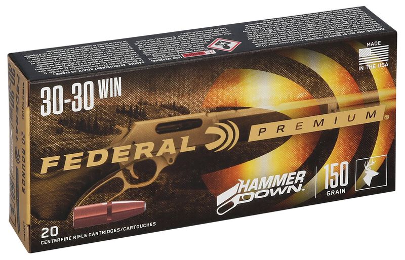 HammerDown Rifle, 30-30 Win, 150 Grain, Bonded Soft Point, 2390 fps