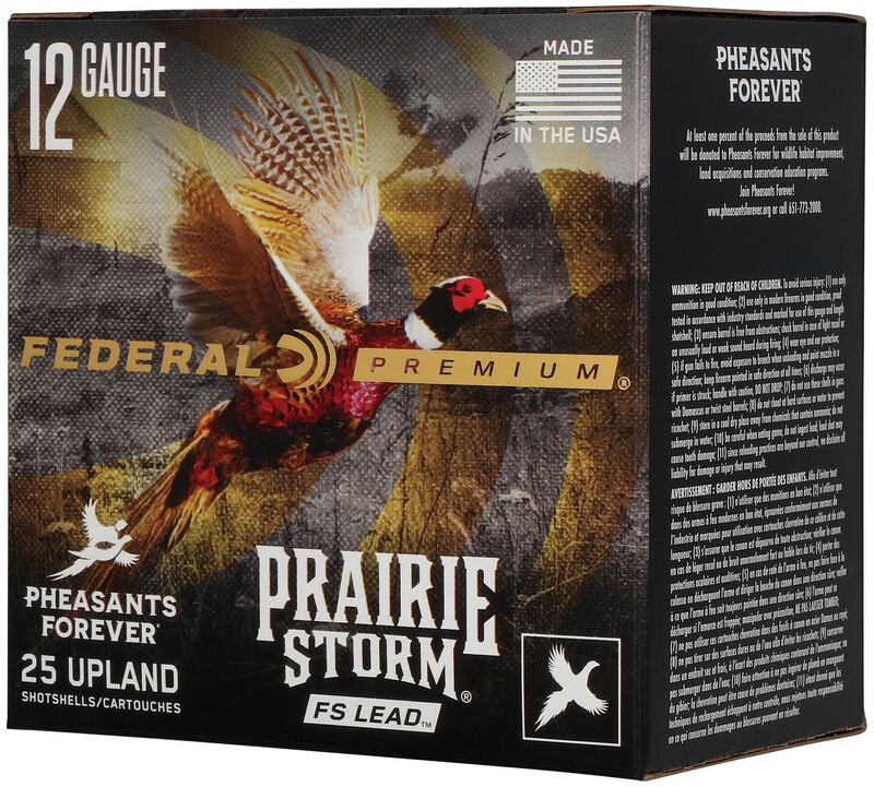Prairie Storm FS Lead, 12 Gauge, 5 Shot, 3 in, 1 5/8 oz, 1350 fps