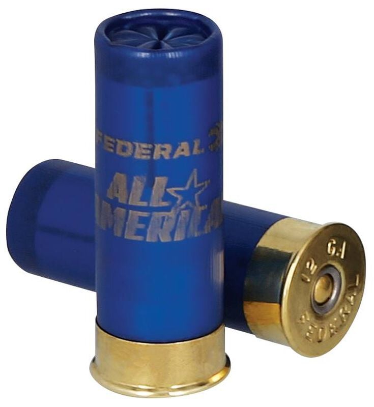 All-American, 12 Gauge, 8 Shot, 2-3/4 in, 1 1/8 oz, 1145 fps