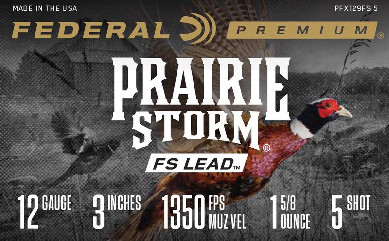 Prairie Storm FS Lead, 12 Gauge, 5 Shot, 3 in, 1 5/8 oz, 1350 fps