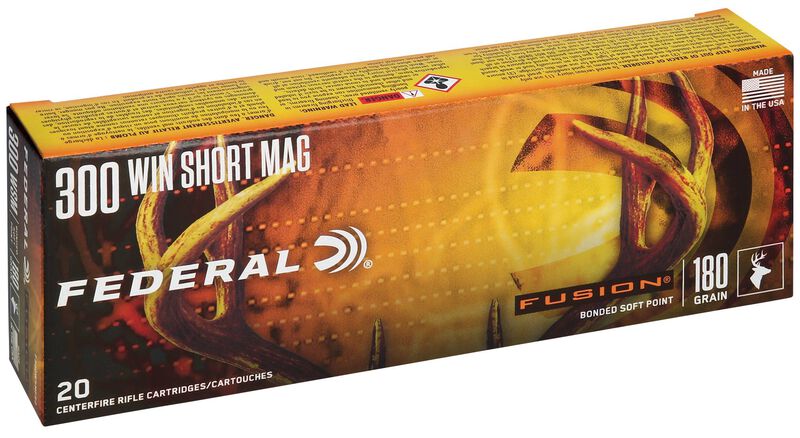 Fusion Rifle, 300 WSM, 180 Grain, Fusion Soft Point, 2950 fps