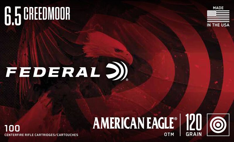 American Eagle Rifle, 6.5 Creedmoor, 120 Grain, Open Tip Match, 2900 fps