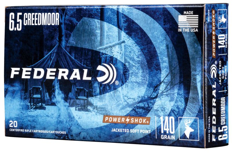 Power-Shok Rifle, 6.5 Creedmoor, 140 Grain, Jacketed Soft Point, 2725 fps