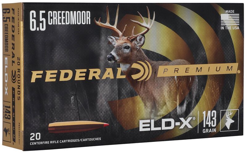 ELD-X, 6.5 Creedmoor, 143 Grain, ELD-X, 2700 fps