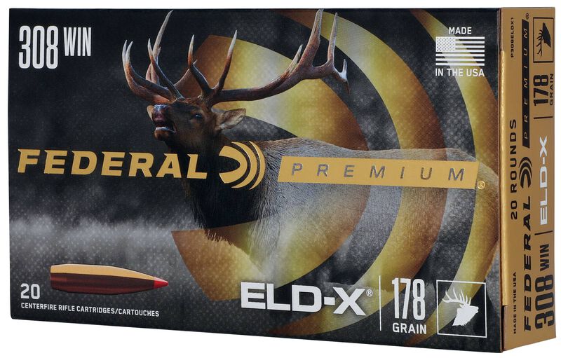 ELD-X, 308 Win, 178 Grain, ELD-X, 2610 fps