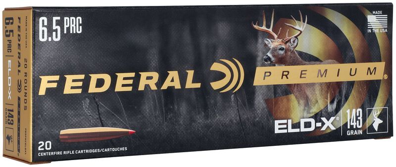 Federal Premium ELD-X, 6.5 PRC, 143 Grain, ELD-X, 2900 fps