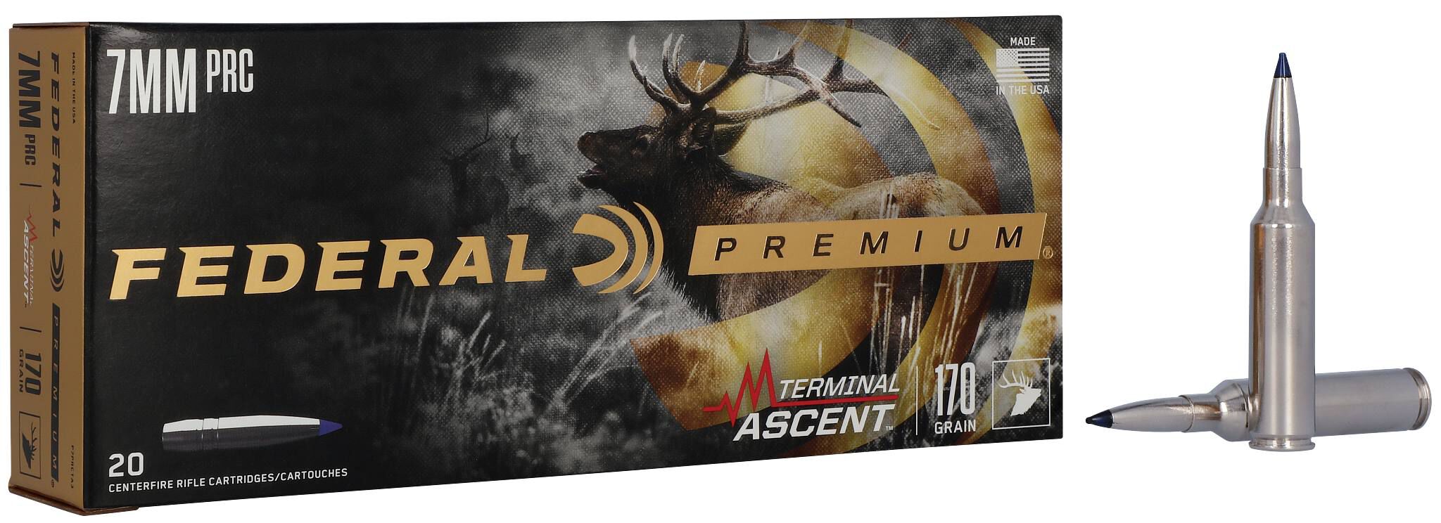 Buy Terminal Ascent 7MM PRC Ammo | 155 Grain, 3100 FPS | Federal