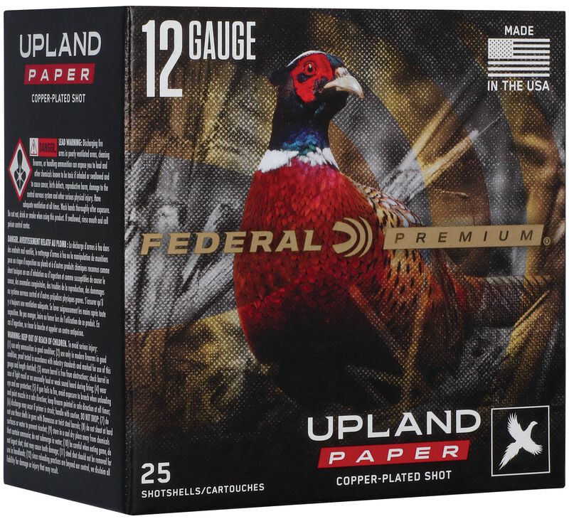 Upland Paper, 12 Gauge, 5 Shot, 2-3/4 in, 1 1/4 oz, 1330 fps