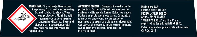 American Eagle Rifle, 223 Rem, 75 Grain, Total Metal Jacket, 2775 fps