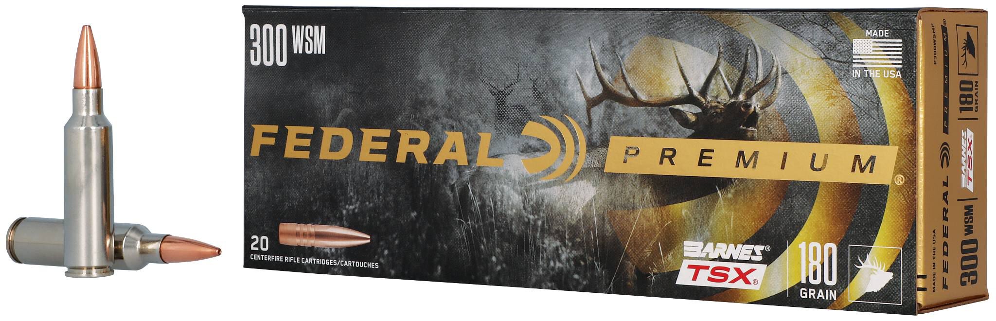 Federal 300 WSM 180gr Barnes TSX – Powerful .300 WSM Hunting Ammo, 2980 fps, 20 Rounds - Image 3