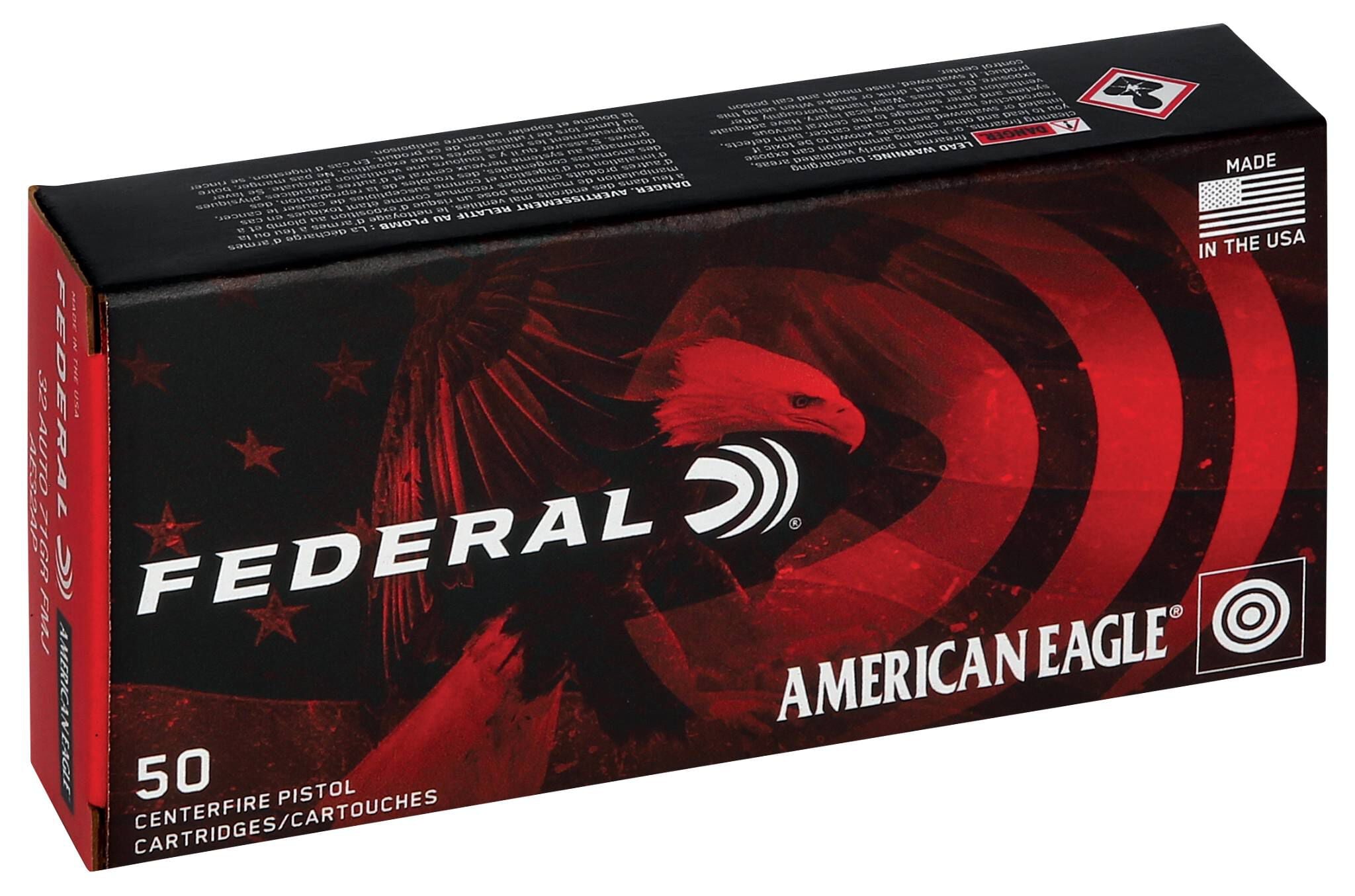 Buy American Eagle Handgun 32 Auto Ammo | 71 Grain, 900 FPS | Federal