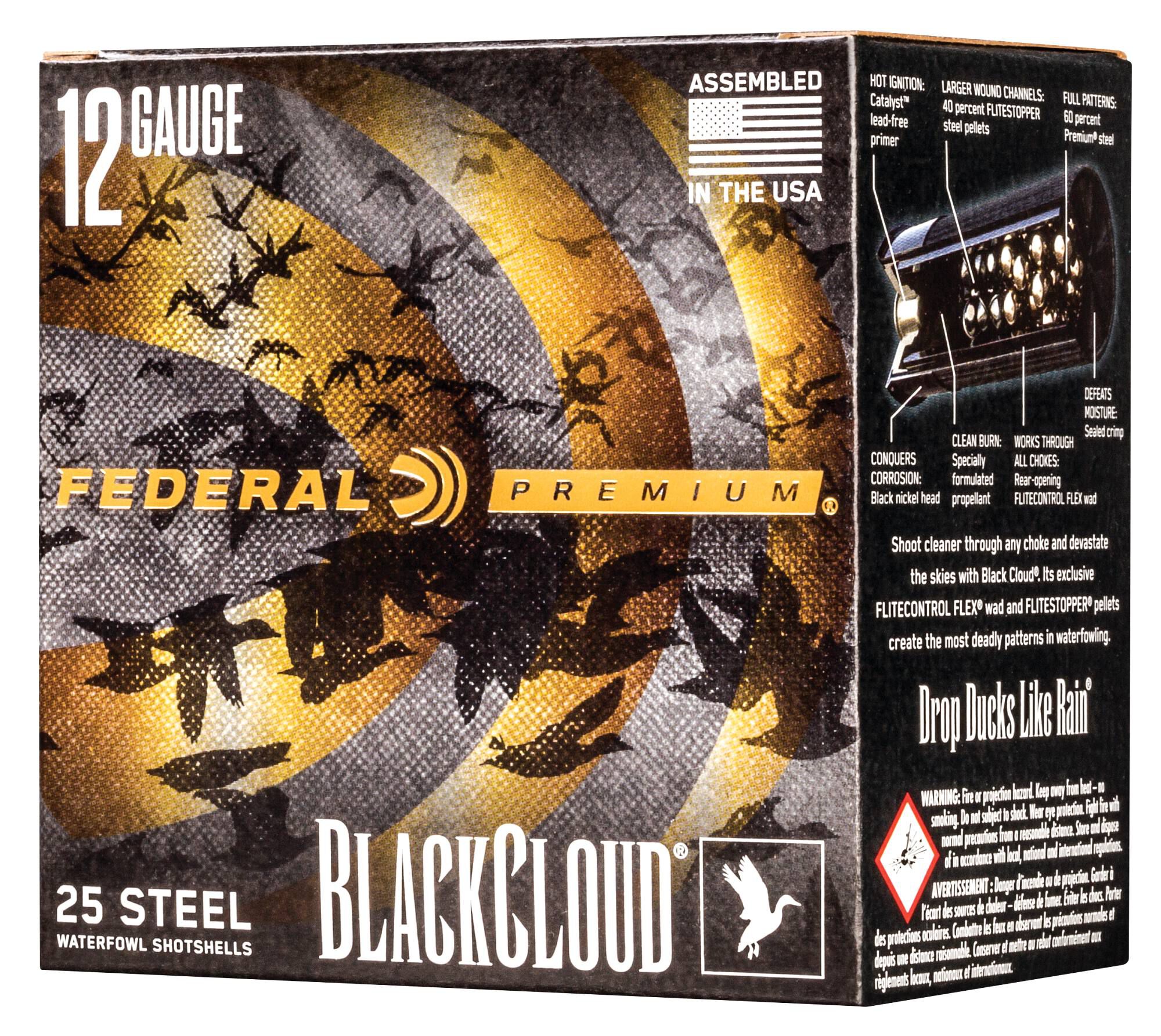 Federal Black Cloud 12ga 3 inch 1 Shot FS Steel 1-1/4oz – Powerful Big Duck and Goose Load, 25 Rounds 4 Federal Black Cloud 12ga 3 inch 1 Shot FS Steel 1-1/4oz – Powerful Big Duck and Goose Load, 25 Rounds - Image 4