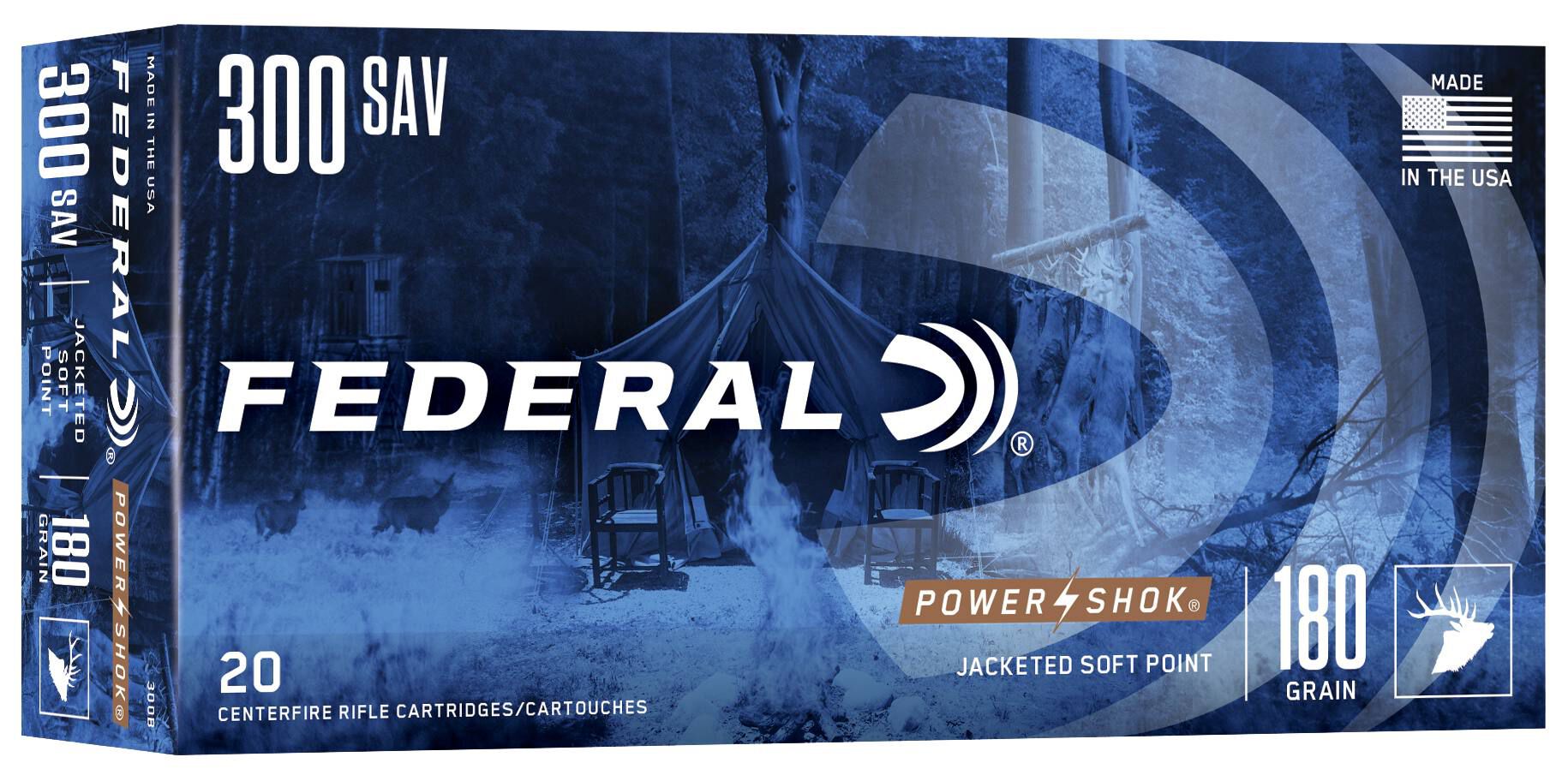 Federal 300 Savage 180gr JSP – Proven .300 Savage Hunting Ammo, 2350 fps, 20 Rounds - Image 2