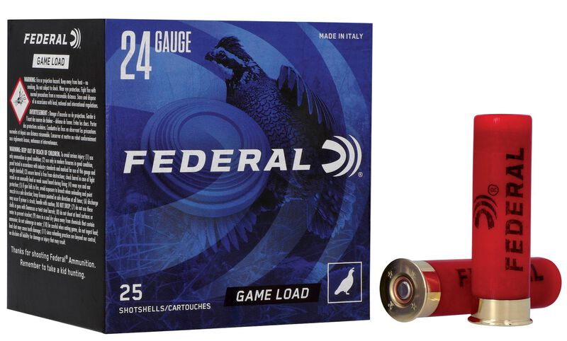 Game Load Upland, 24 Gauge, 8 Shot, 2-1/2 in, 11/16 oz, 1280 fps
