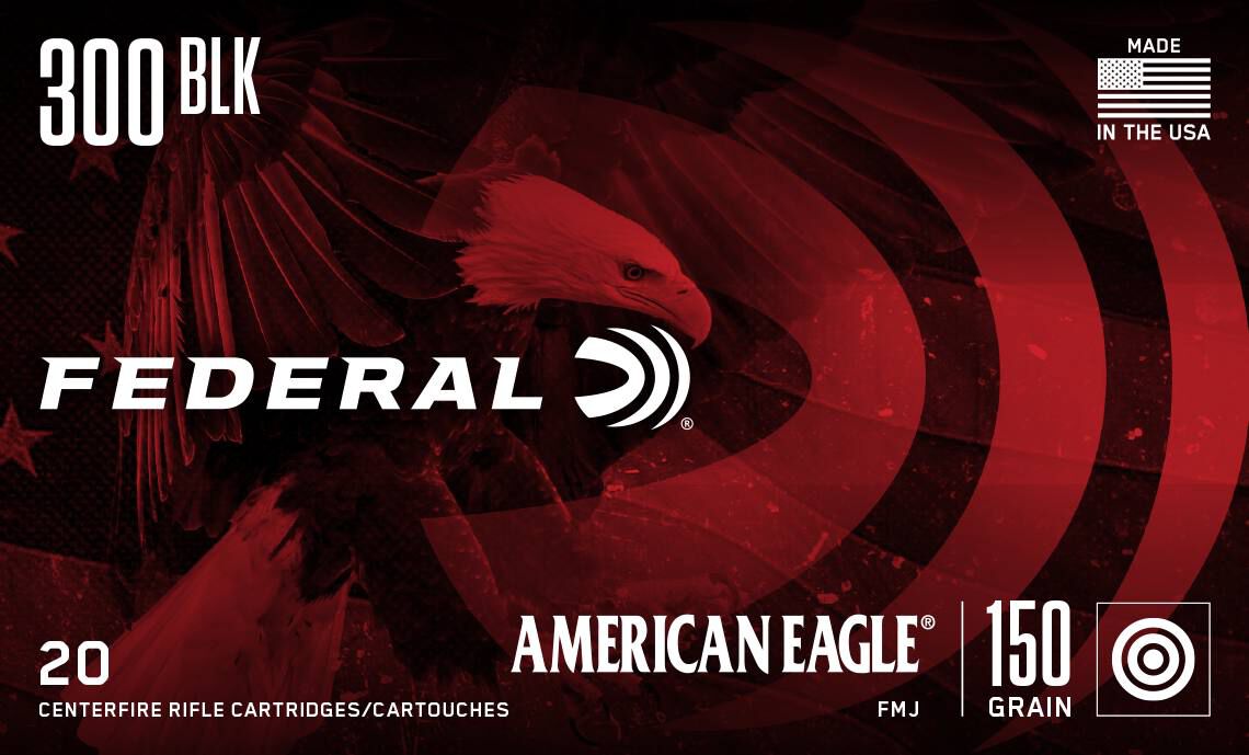 Federal 300 BLK 150gr FMJBT – Reliable 300 AAC Blackout Range Ammo, 1900 fps, 20 Rounds - Image 2