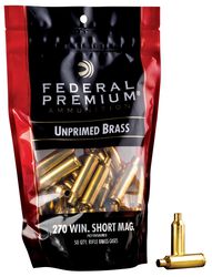Unprimed Brass-Rifle, 270 Win Short Magnum