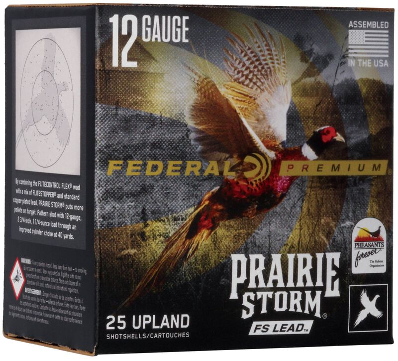Prairie Storm FS Lead, 12 Gauge, 4 Shot, 3 in, 1 5/8 oz, 1350 fps