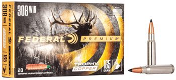 Trophy Copper, 308 Win, 165 Grain, Trophy Copper, 2700 fps