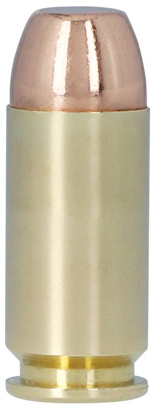 Gold Medal Action Pistol, 40 S&amp;W, 180 Grain, Total Metal Jacket Flat Nose, 950 fps