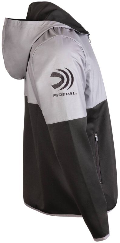 Federal/Waggle 1/2 Zip Hoodie Black