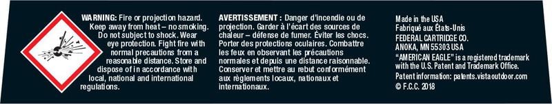 American Eagle Rifle, 223 Rem, 62 Grain, Full Metal Jacket Boat-Tail, 3020 fps