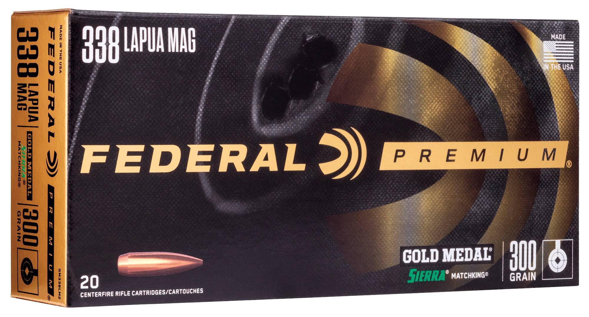 Federal 338 Lapua 300gr SMK BTHP – Proven .338 Lapua Magnum Match Ammo, 2580 fps, 20 Rounds - Image 3