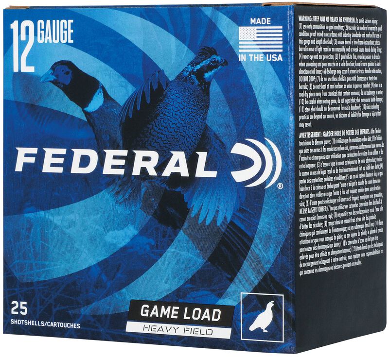 Game Load Upland Heavy Field, 12 Gauge, 4 Shot, 2-3/4 in, 1 1/4 oz, 1220 fps