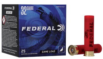 Game Load Upland, 32 Gauge, 8 Shot, 2-1/2 in, 1/2 oz, 1260 fps