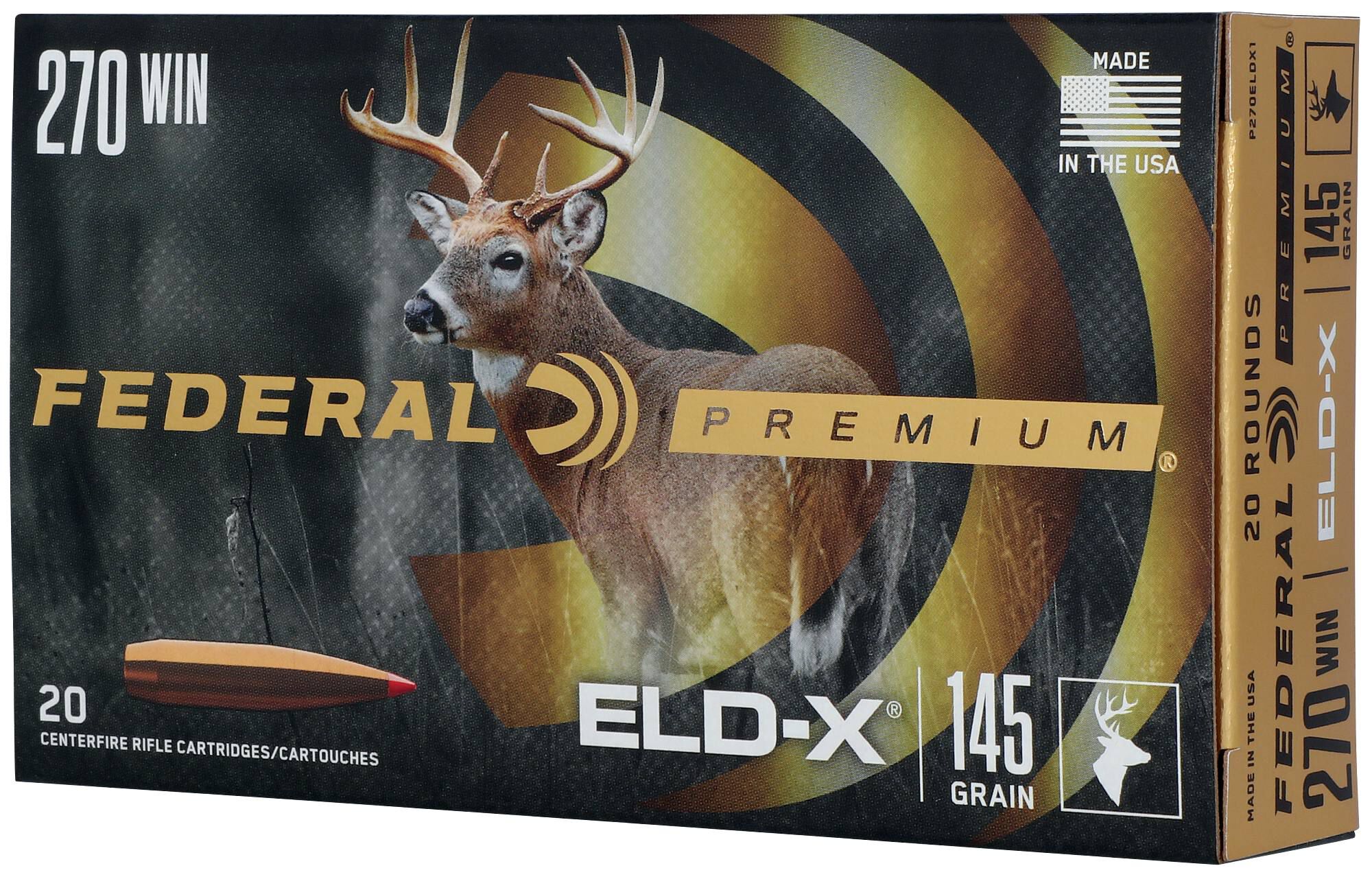 Federal 270 145gr ELD-X – Powerful .270 Win Long Range Hunting Ammo, 2890 fps, 20 Rounds 2 Federal 270 145gr ELD-X – Powerful .270 Win Long Range Hunting Ammo, 2890 fps, 20 Rounds - Image 2
