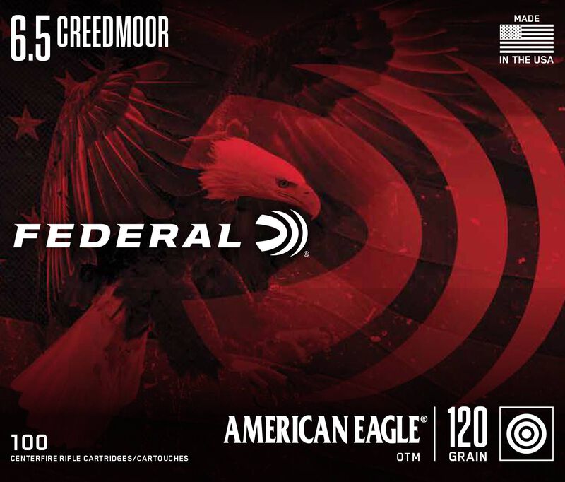 American Eagle Rifle, 6.5 Creedmoor, 120 Grain, Open Tip Match, 2900 fps