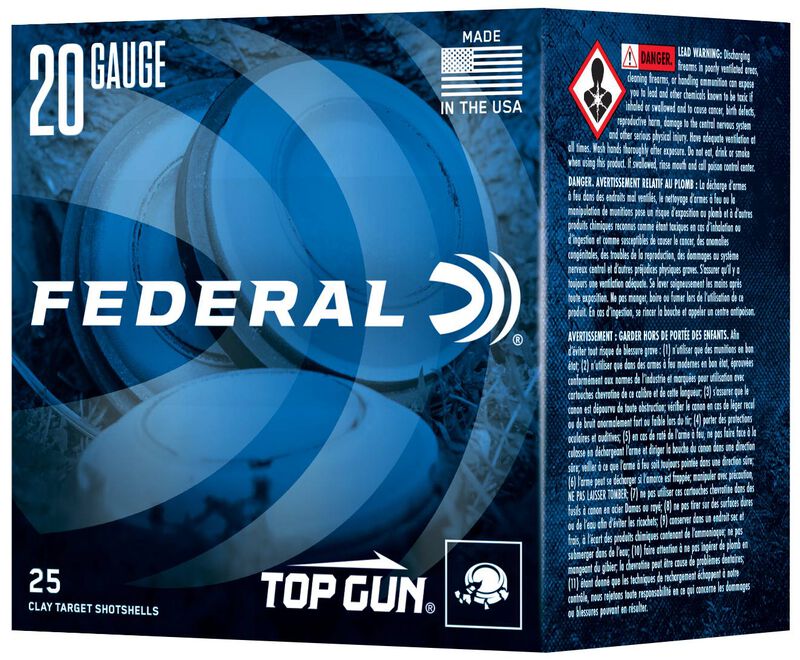 Top Gun, 20 Gauge, 7.5 Shot, 2-3/4 in, 7/8 oz, 1210 fps