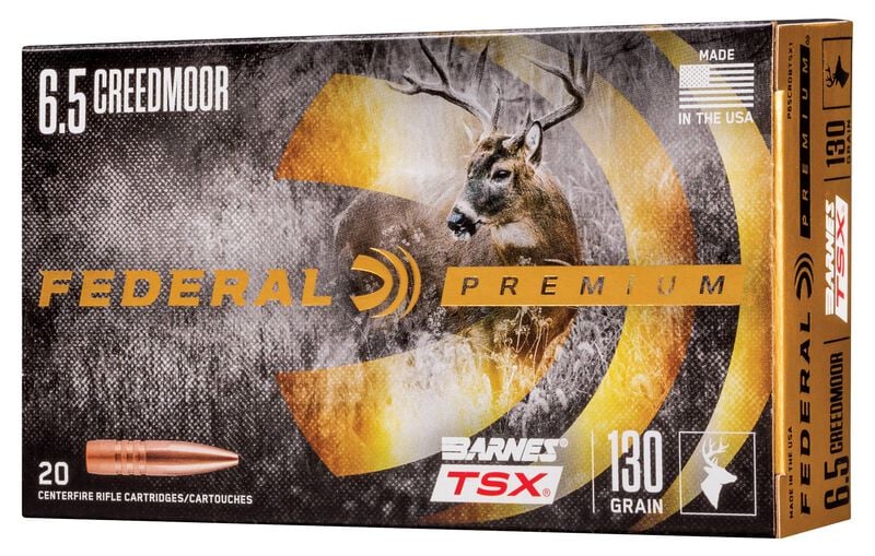 Barnes TSX, 6.5 Creedmoor, 130 Grain, Barnes Triple-Shock X Bullet (TSX), 2825 fps