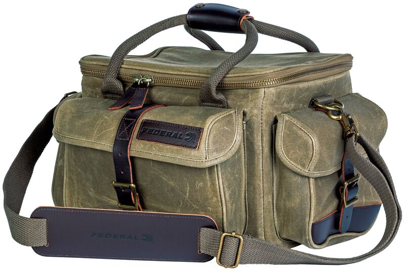 Premium Range Bag, Olive Drab, Waxed Canvas