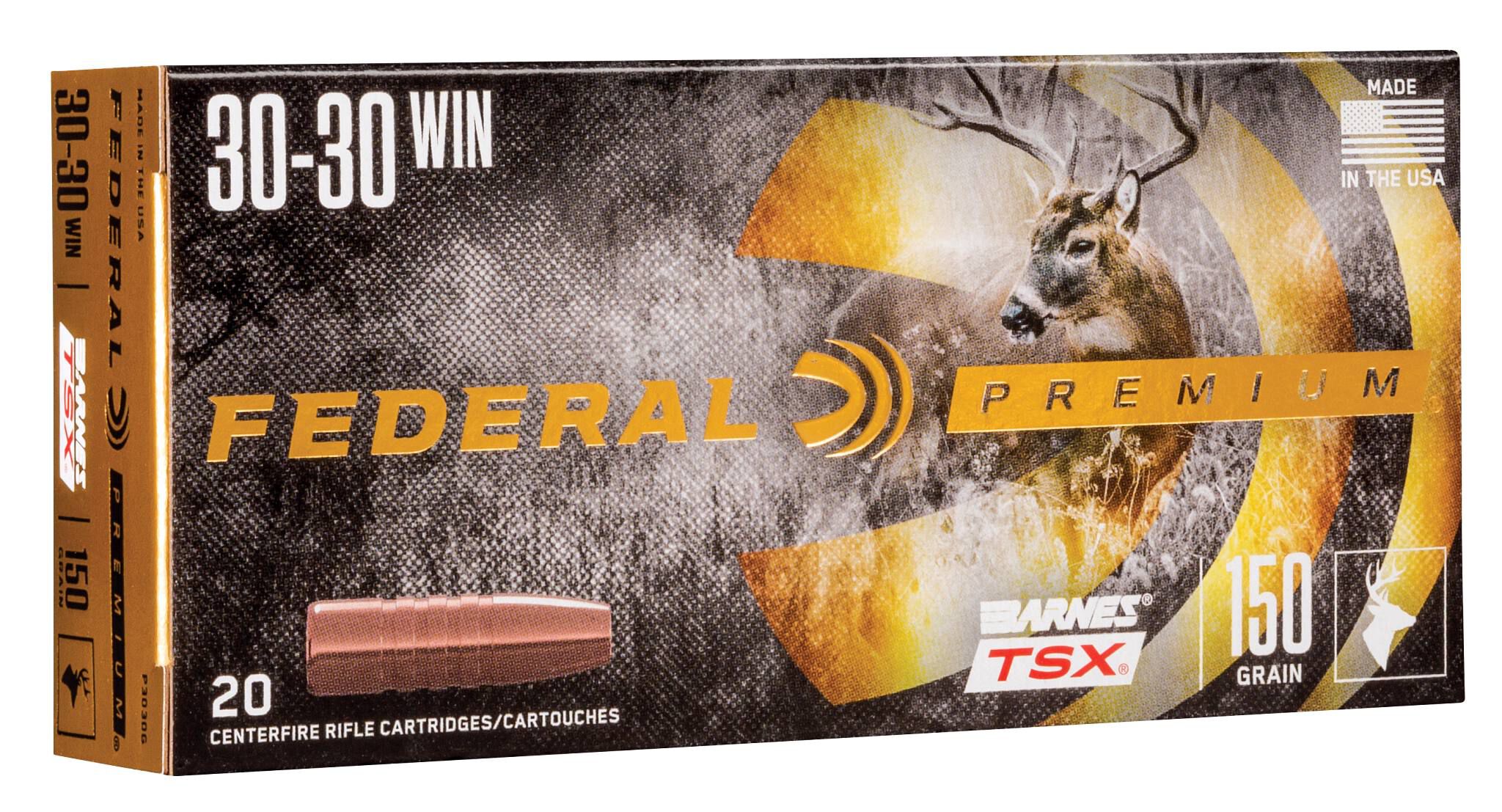 Federal 30-30 150gr Barnes TSX – Powerful .30-30 Win Lever Action Deer Ammo, 2220 fps, 20 Rounds - Image 3