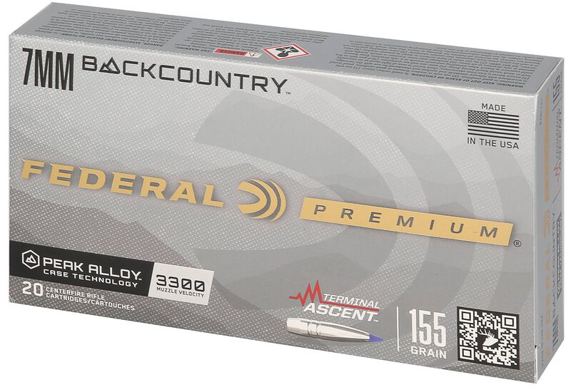 Terminal Ascent, 7mm Backcountry, 155 Grain, Terminal Ascent, 3300 fps