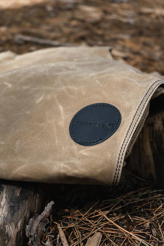 Federal/Duluth Pack Chaps, Khaki, Waxed Canvas