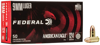 American Eagle Handgun 9mm Luger 124 Grain