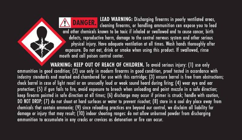 Solid Core, 357 Magnum, 180 Grain, Solid, 1215 fps