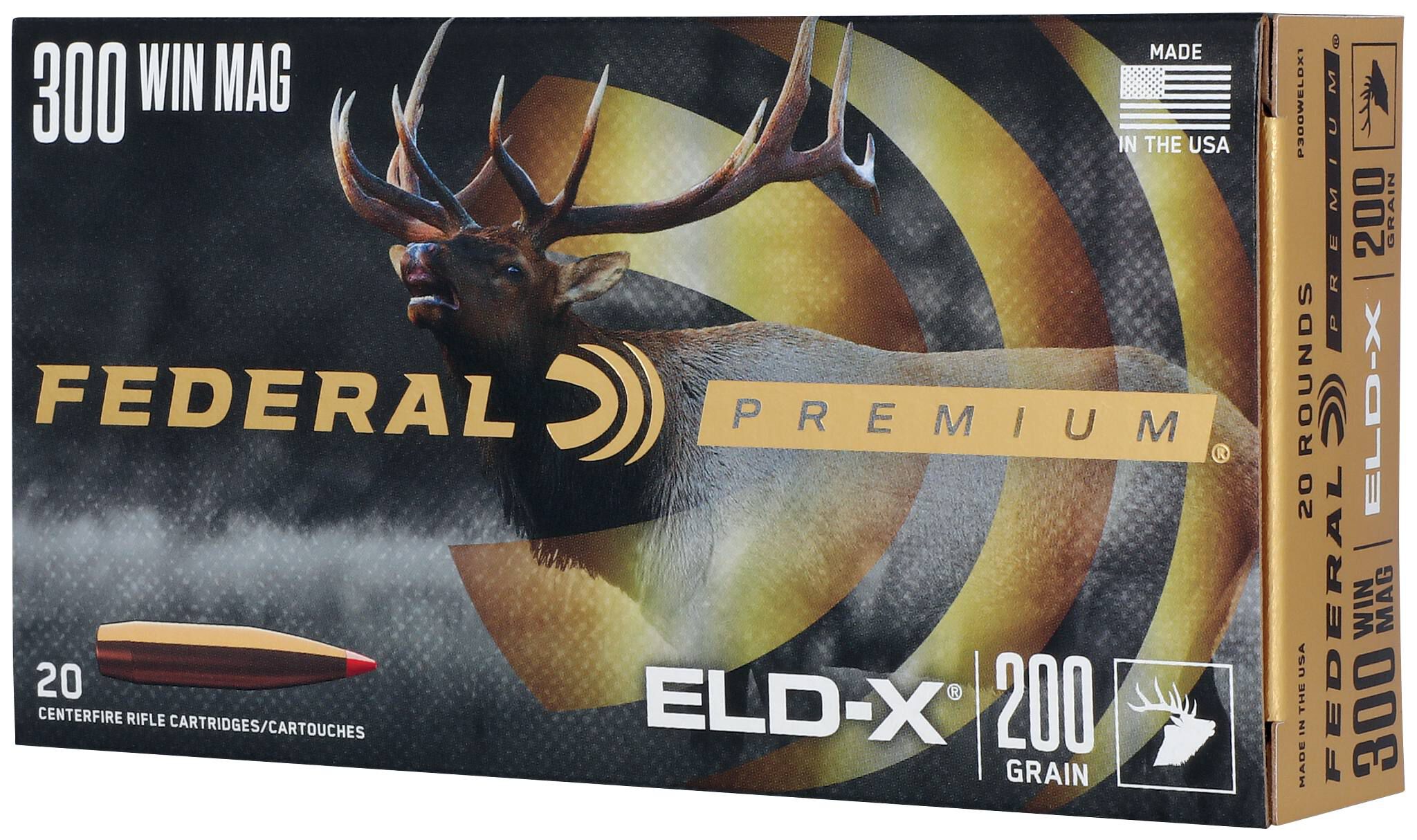 Federal 300 Win Mag 200gr ELD-X – Powerful .300 Win Mag Long Range Hunting Ammo, 2860 fps, 20 Rounds 2 Federal 300 Win Mag 200gr ELD-X – Powerful .300 Win Mag Long Range Hunting Ammo, 2860 fps, 20 Rounds - Image 2