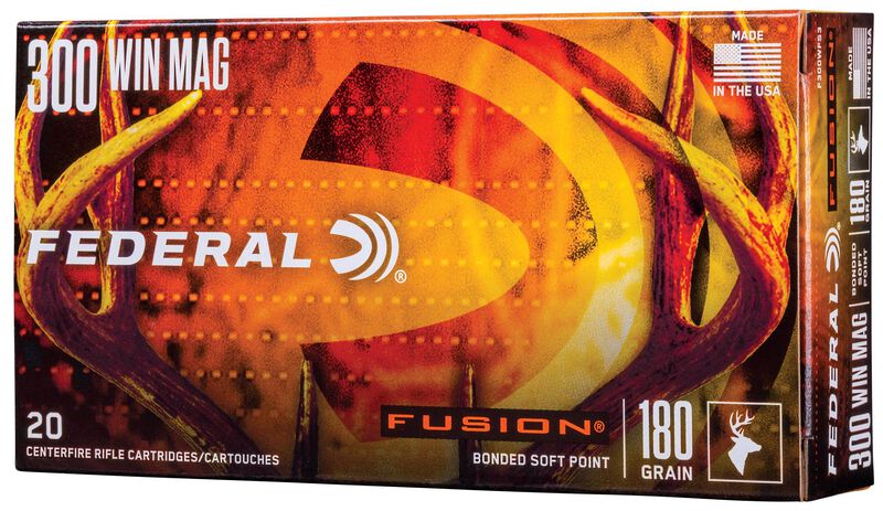 Fusion Rifle, 300 Win Mag, 180 Grain, Fusion Soft Point, 2960 fps