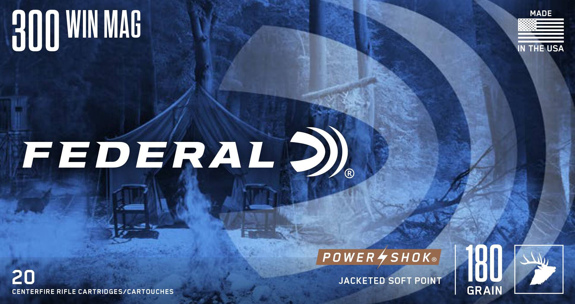Federal 300 Win Mag 180gr JSP – Proven .300 Win Mag Deer and Elk Hunting Ammo, 2960 fps, 20 Rounds 3 Federal 300 Win Mag 180gr JSP – Proven .300 Win Mag Deer and Elk Hunting Ammo, 2960 fps, 20 Rounds - Image 3