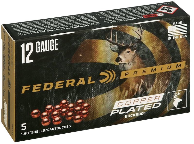 Buckshot, 12 Gauge, 1 Buck Shot, 2-3/4 in, 1325 fps