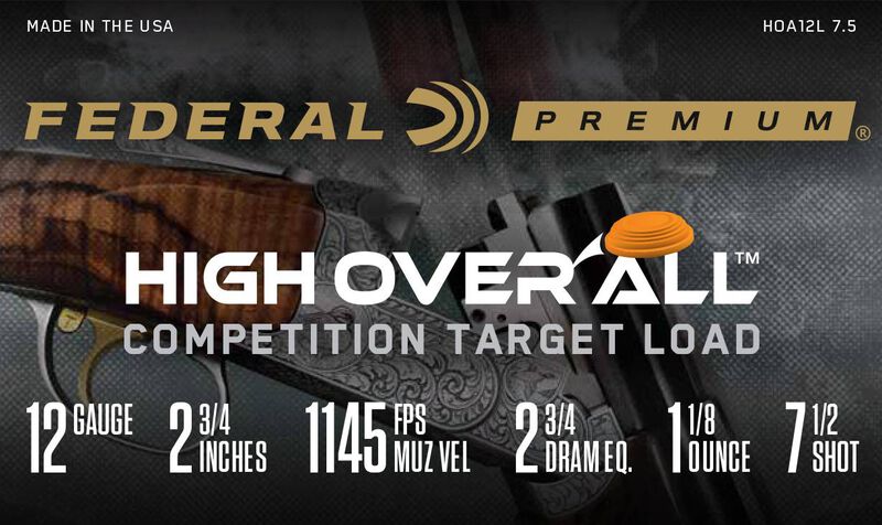 High Over All, 12 Gauge, 7.5 Shot, 2-3/4 in, 1 1/8 oz, 1145 fps