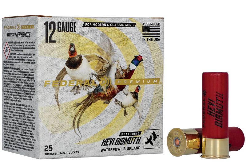 Premium HEVI-Bismuth, 12 Gauge, 4 Shot, 3 in, 1 3/8 oz, 1450 fps