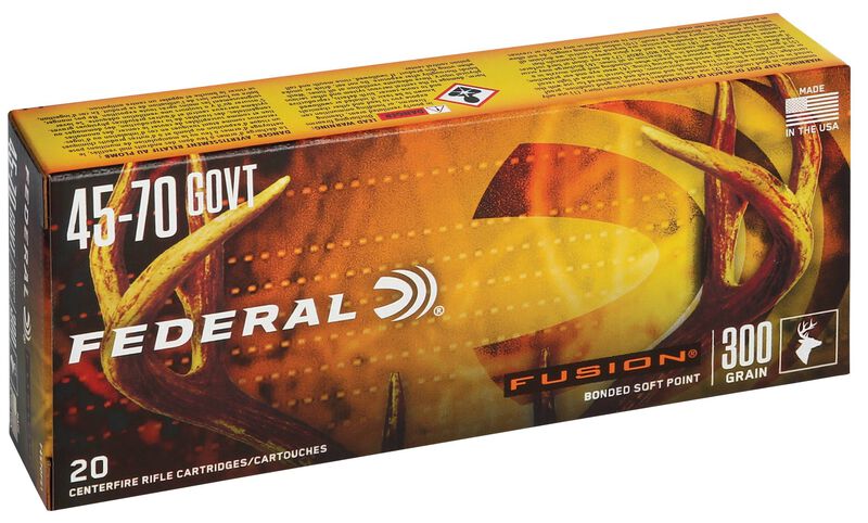Fusion Rifle, 45-70 Government, 300 Grain, Fusion Soft Point, 1850 fps